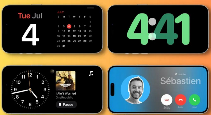 西昌镇苹果手机维修分享iOS17横屏充电待机显示有什么好处 