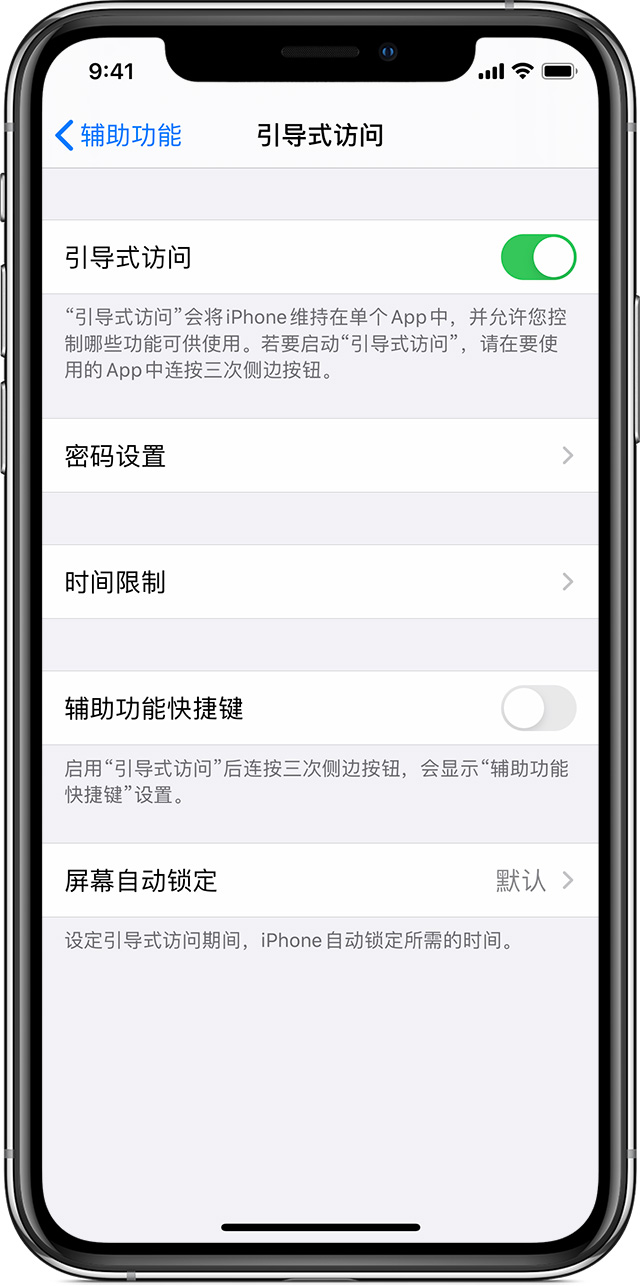 西昌镇苹果手机维修分享如何在 iPhone 上退出引导式访问 