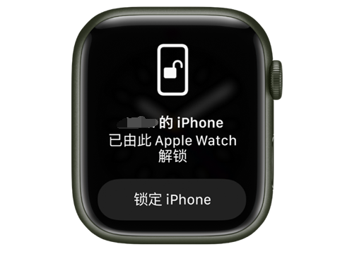 西昌镇苹果手机维修分享用 AppleWatch 解锁配备面容 ID 的 iPhone方法 