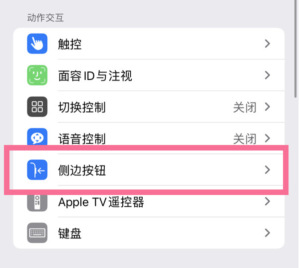 西昌镇苹果14维修店分享iPhone14 Plus侧键双击下载功能关闭方法 