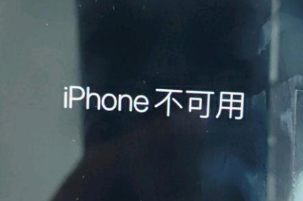 西昌镇苹果服务网点分享锁屏界面显示“iPhone 不可用”如何解决 