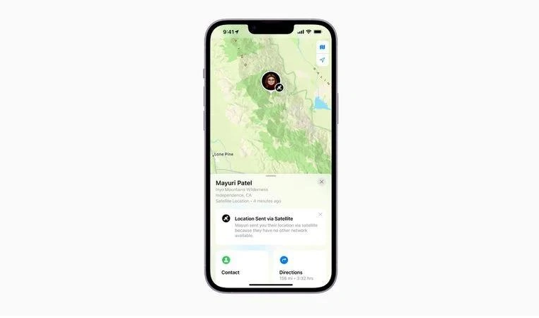 西昌镇苹果14维修分享iPhone14系列中 FindMy功能通过卫星分享位置方法教程 