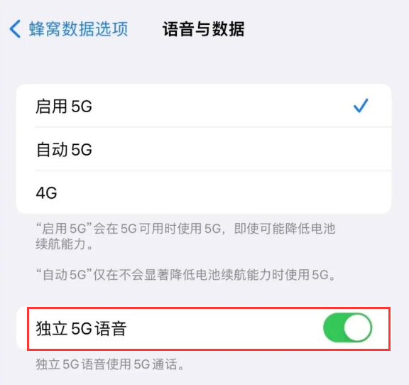 西昌镇苹果14维修分享iPhone 14 Pro如何开启VoNR 